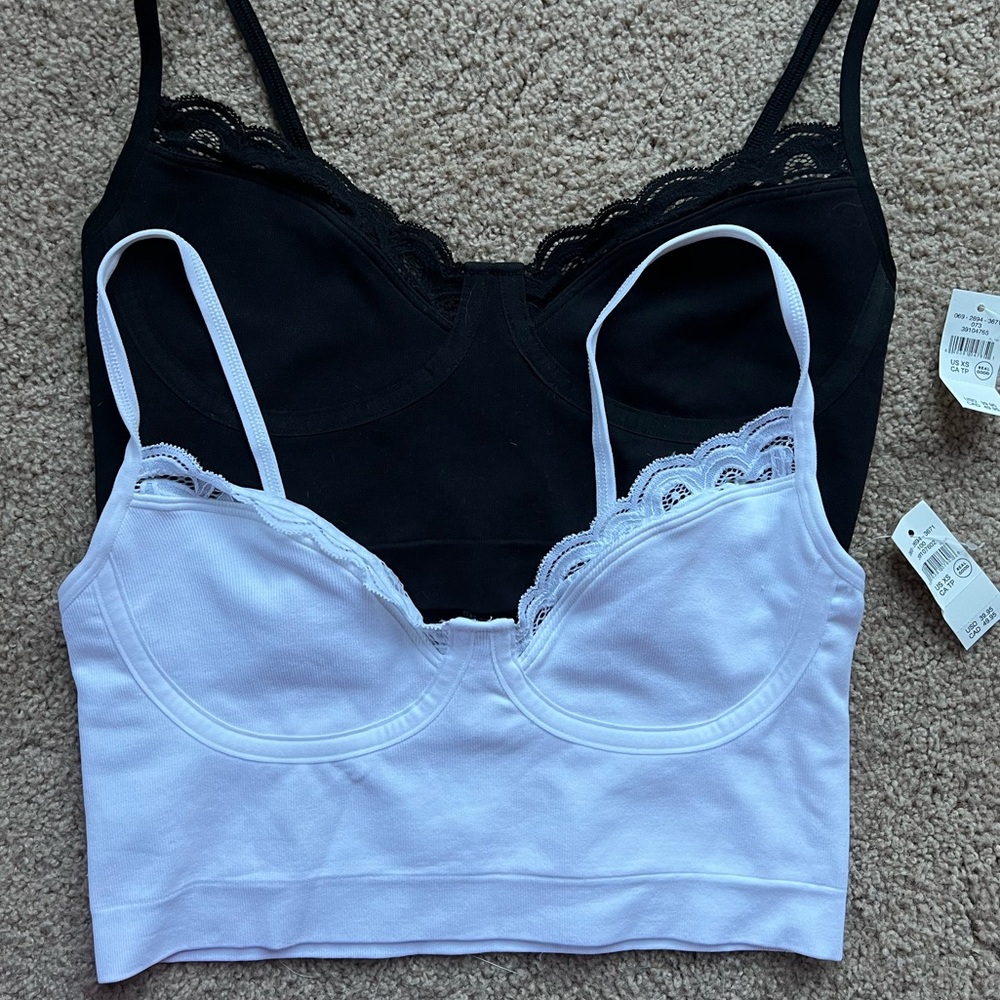 2 Aerie Lace Bralettes